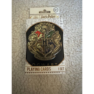 Harry Potter Hogwarts Crest Playing Cards Deck — New Sealed